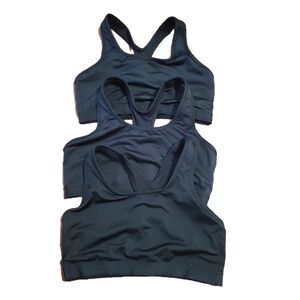 Avia Black Sports Bra Trio